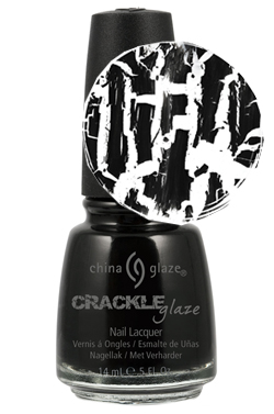 China Glaze #Black Mesh [980 / 81053] 'CRACKLE'