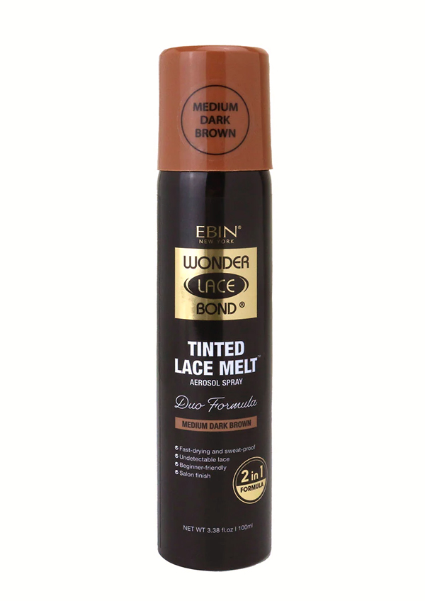 Ebin Wonder Bond Tinted Lace Melt Aerosol Spray - Medium Dark Brown (3.38 oz) #236