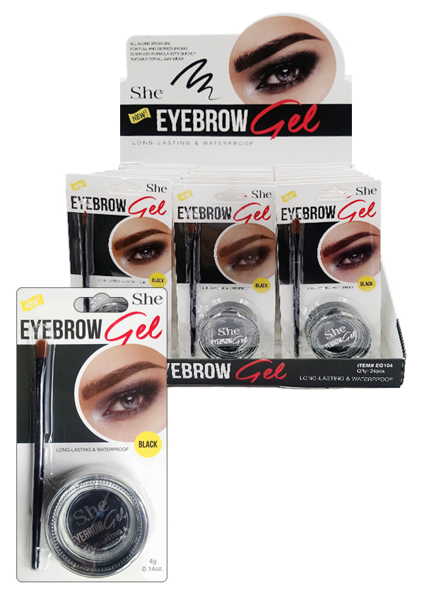 S.he Eyebrow Gel (4 g/0.14 oz) - 24 pcs /Display