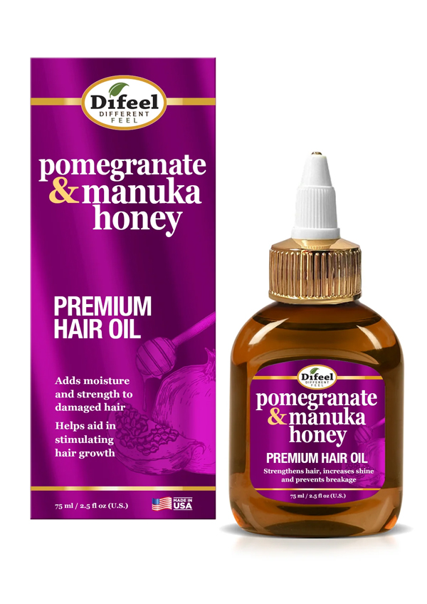 Difeel Pomegranate & Manuka Honey Premium Hair Oil (2.5 oz) #231