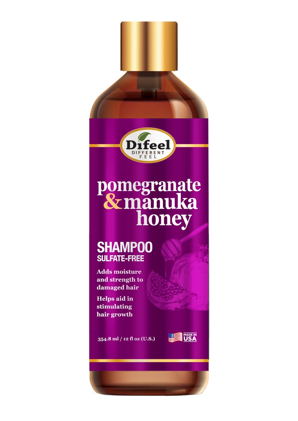Difeel Pomegranate & Manuka Honey Shampoo (12 oz) #233