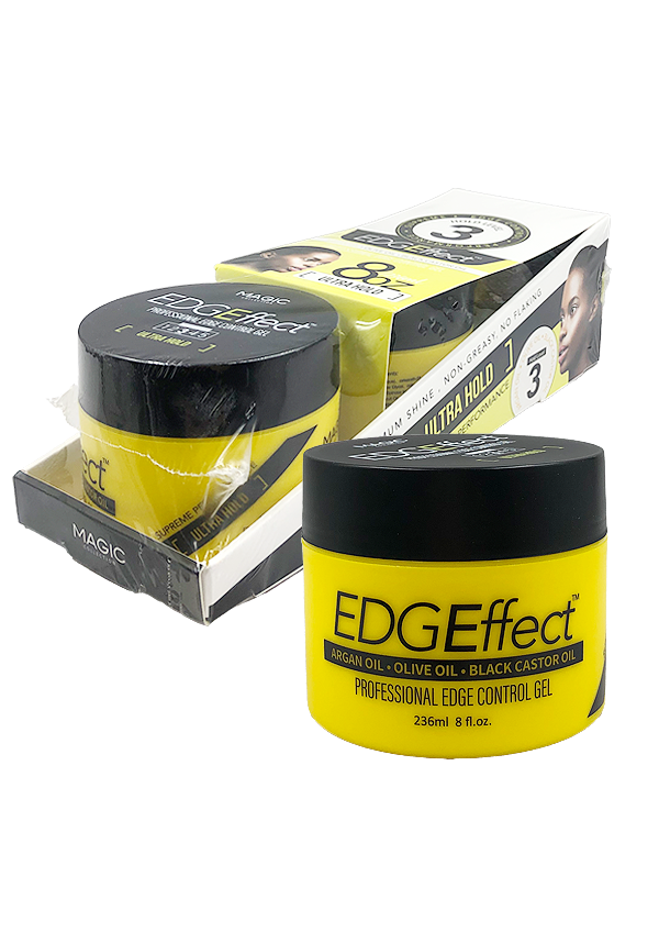 EDGEffect Edge Control Gel_Ultra Hold/Argan Oil #EEF0038(8oz/3pc/ds)#5 -ds