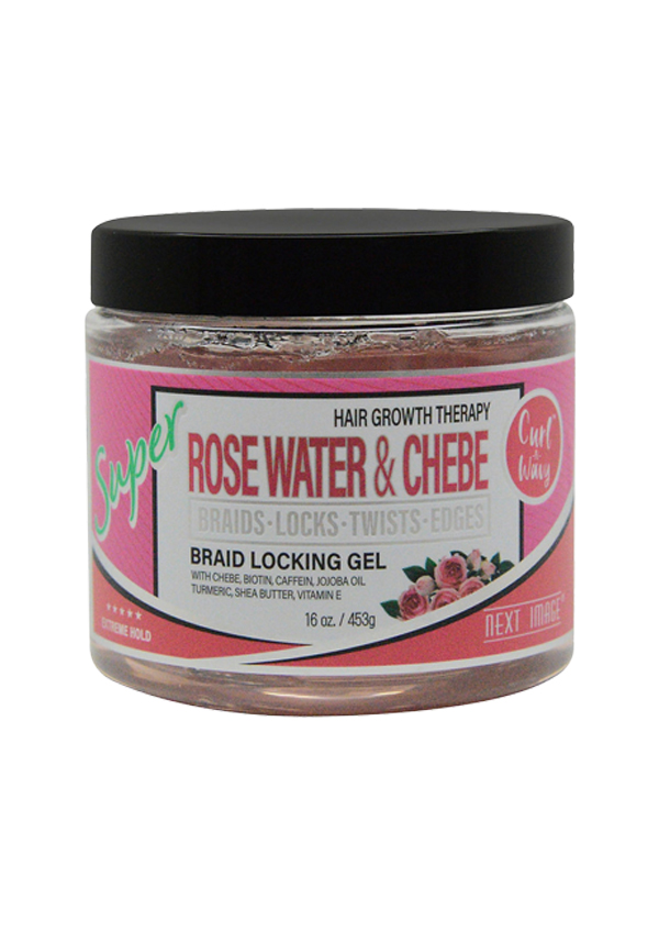 Next Image Braid Locking Gel Super Hold _ Rose Water & Chebe (16 oz) #118