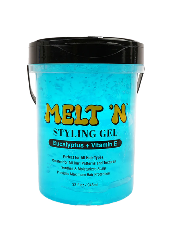 EBIN MELT’N Styling Gel -Blue Eucalyptus + Vit.E (32 oz/946 ml) #247