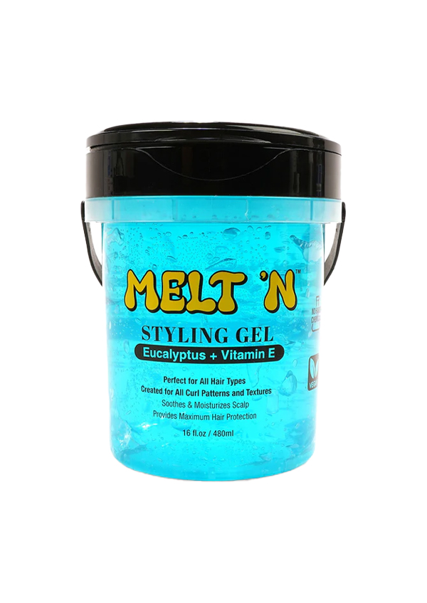 EBIN MELT’N Styling Gel -Blue Eucalyptus + Vit.E (16 oz/480 ml) #250