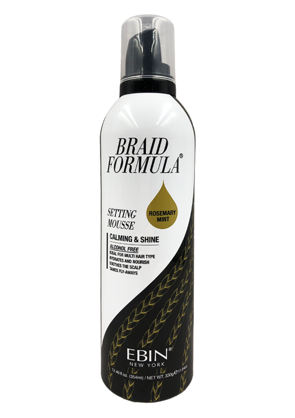 Ebin Braid Formula Setting Mousse Claming & Shine (12.49 oz/354 ml) #260