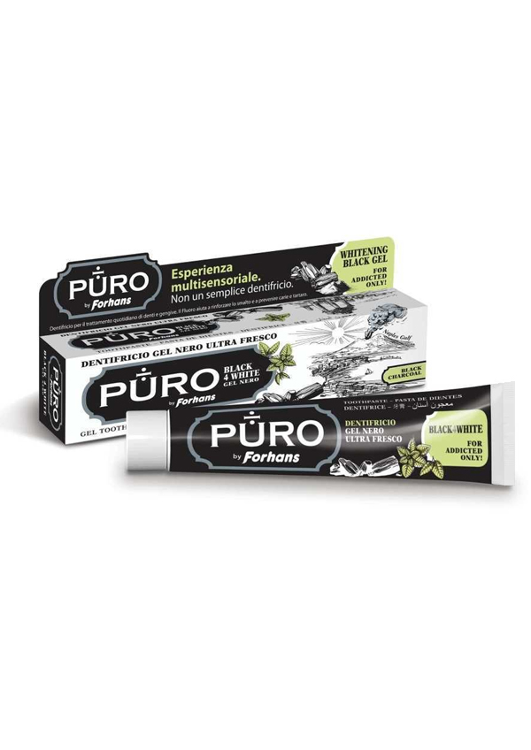 PURO Black Carcoal Gel Toothpaste (75 ml)