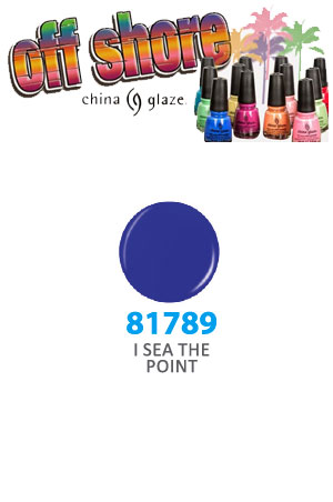China Glaze #I Sea The Point [1307 / 81789] "Off Shore"