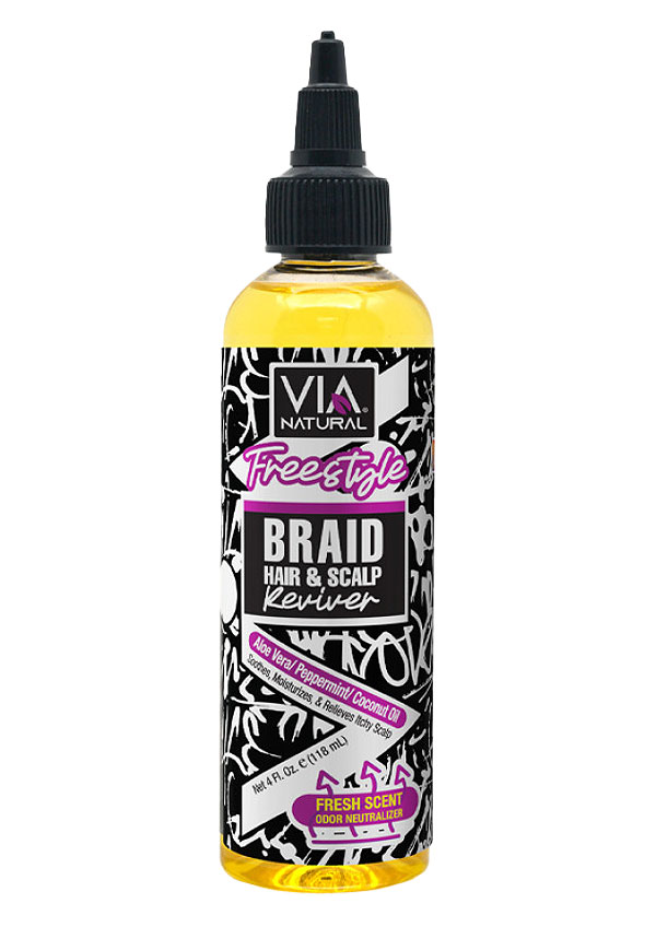 Via Natural Freestyle Braid Hair & Scalp Reviver (4 oz) #95