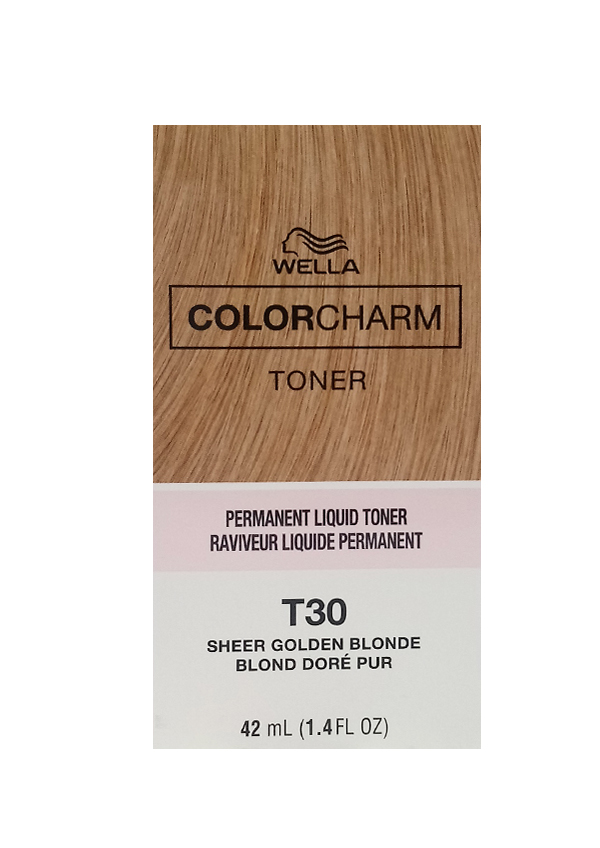 Wella Color Charm #T30 Sheer Golden Blonde (1.4 oz)