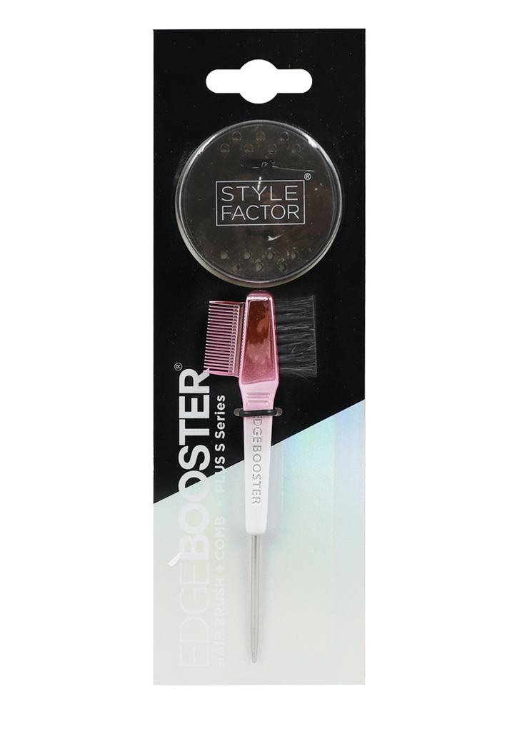 SF Edge Booster Hair Brush+Comb (Pink/White) - pc