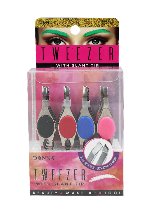 Donna Tweezer With Slant Tip #3101 (12 pc) -dz