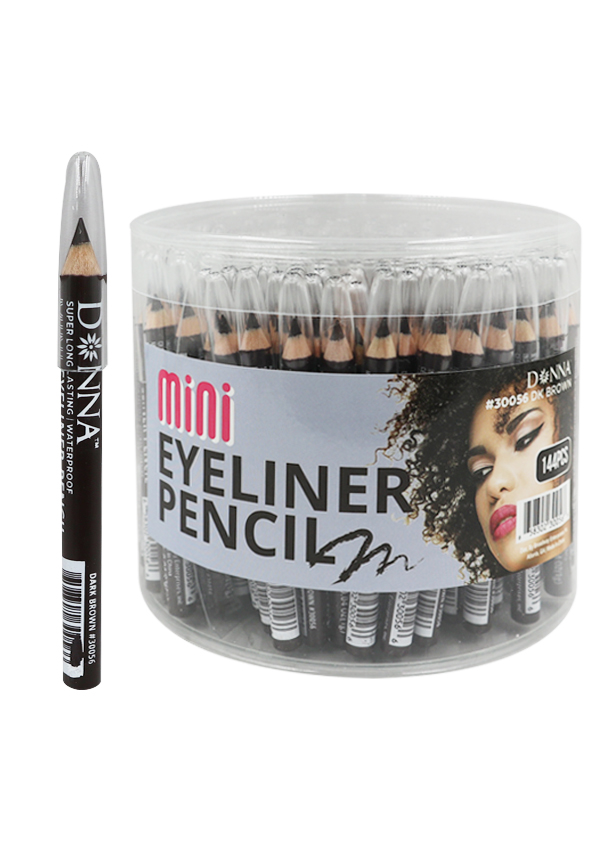 Donna Mini Eyeliner Pencil #30056 Dk Brown (144 pc) -pk