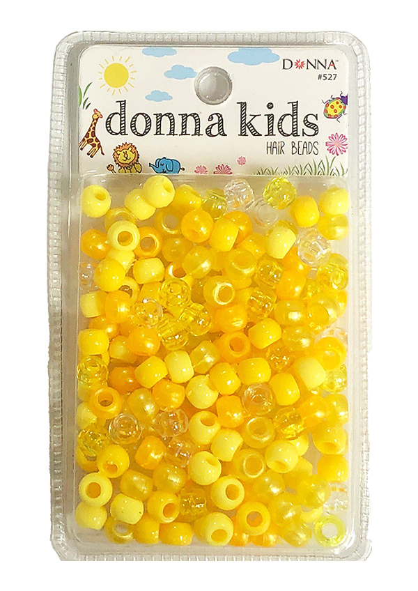 Donna Kids SM Round Bead - Yellow Mixed #527 - pc