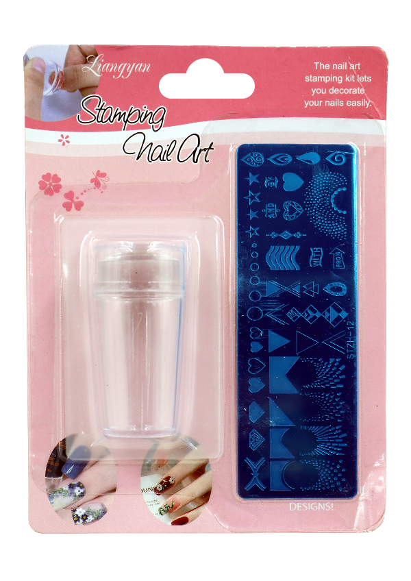 Magic Gold Nail Stamp #8065 -pc