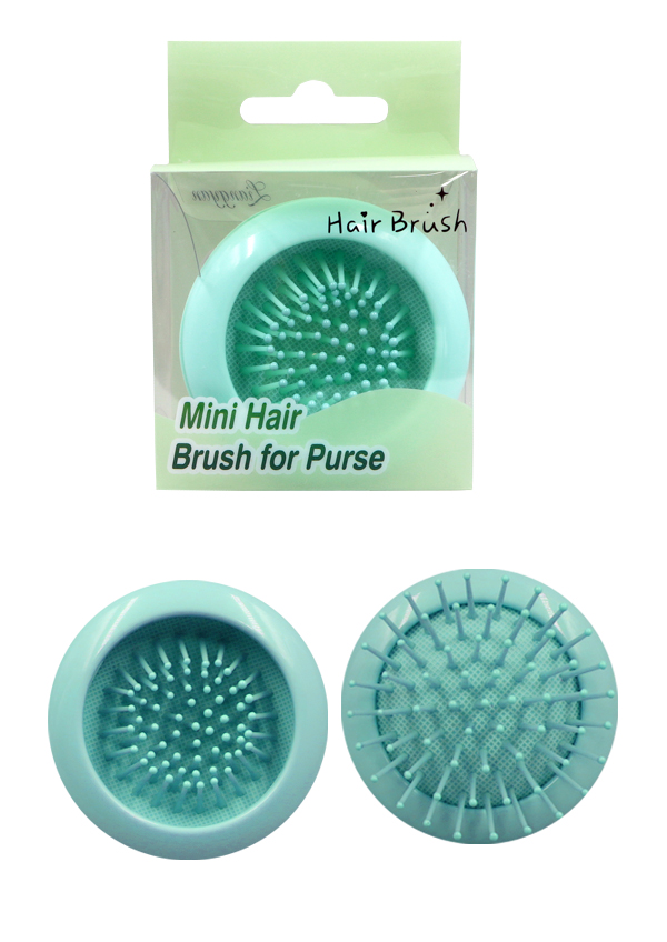 Magic Gold Mini Hair Brush for Purse #SD9032 -pc