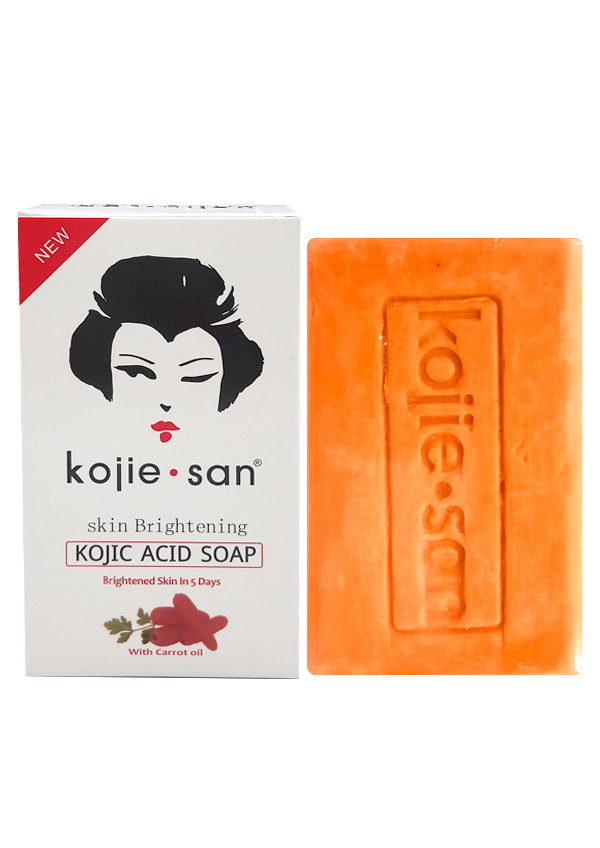 Kojie San Kojic Acid Soap Skin Brightening _ Carrot Oil (250 g) #13D