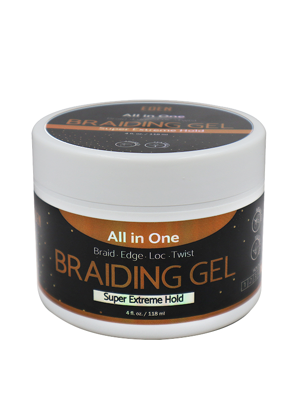 EDEN All in One Braiding Gel _ Super Extreme Hold (4 oz) #44