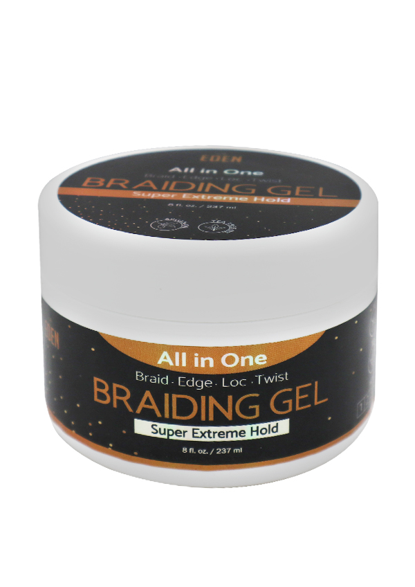 EDEN BodyWorks Braiding Gel -Super Extreme Hold (8 oz) #43