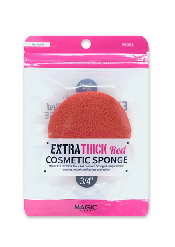 Magic Extra Thick Red Cosmetic Sponge #9061 -dz