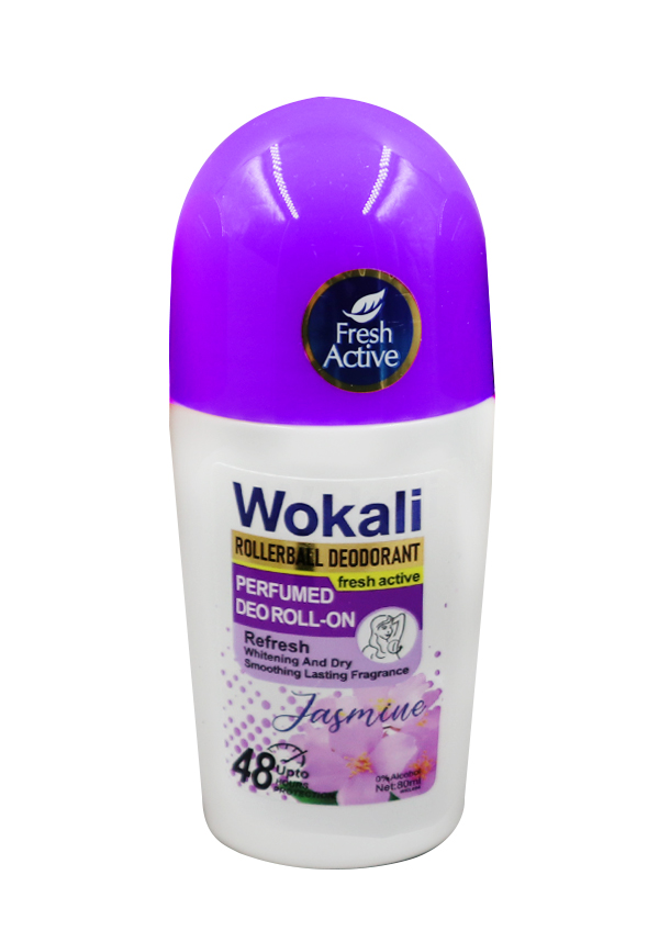 WOKALI Perfumed Deoroll-On #Jasmine (80 ml) #WKL804 -pc