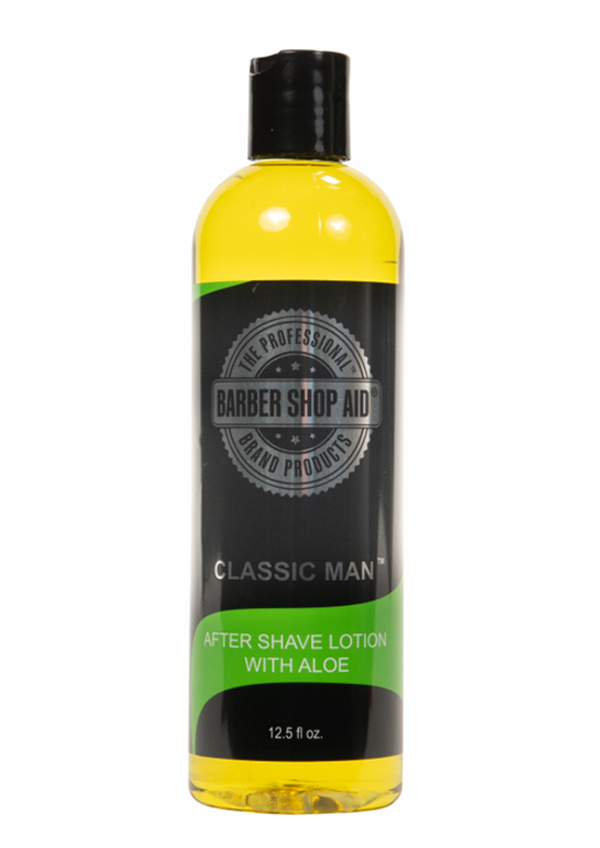 Barber Shop Aid Classic Man After Shave Lotion W/Aloe (12.5 oz) #8