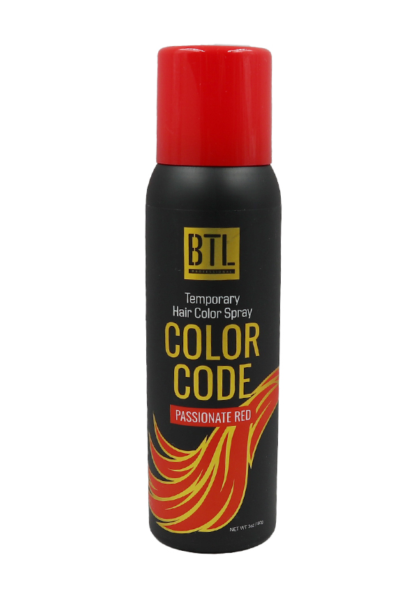BTL Color Code Temporay Hair Color Spray #Copper (3 oz) #17