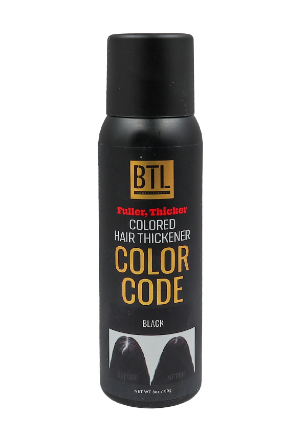 BTL Color Code Hair Thickene -Black (3oz) #16