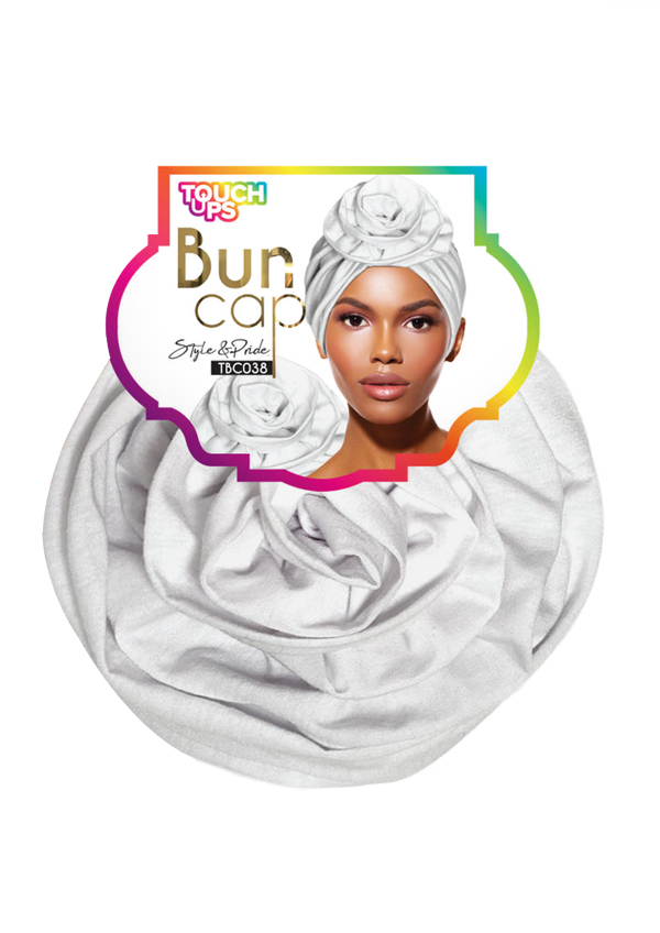 TouchUps Bun Cap (White) #TBC038 -pc