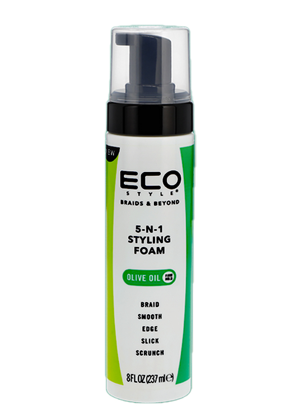 Eco Braids & Beyond 5-N-1 Styling Foam -Olive Oil (8 oz) #152