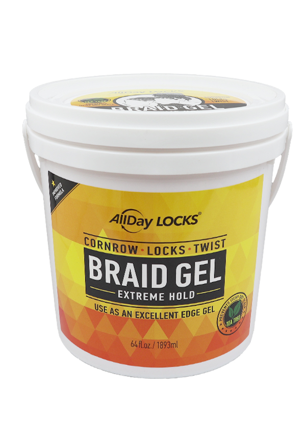 AllDay Locks Braid Gel -Extreme Hold (64 oz) #9