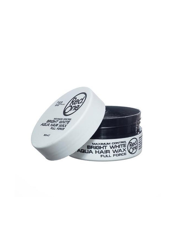 Red One Aqua Hair Wax - Bright White (50 ml) #15A