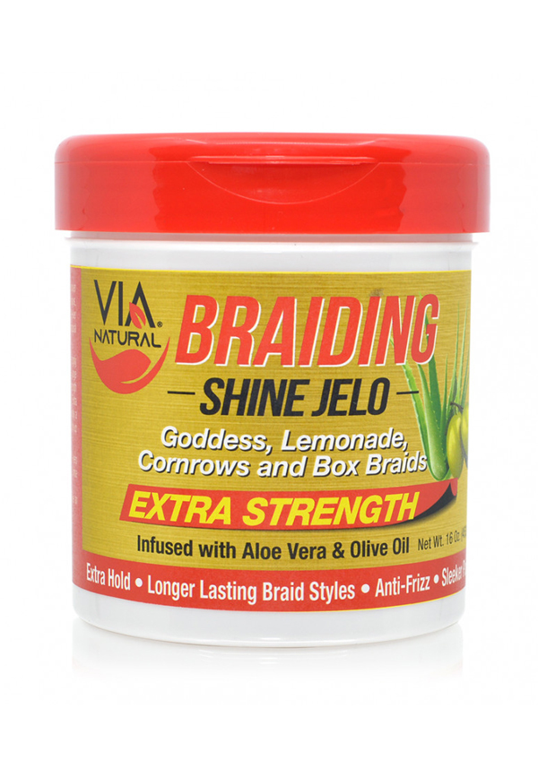Via Natural Braiding Shine Jelo -Extra Strength (16 oz) #99