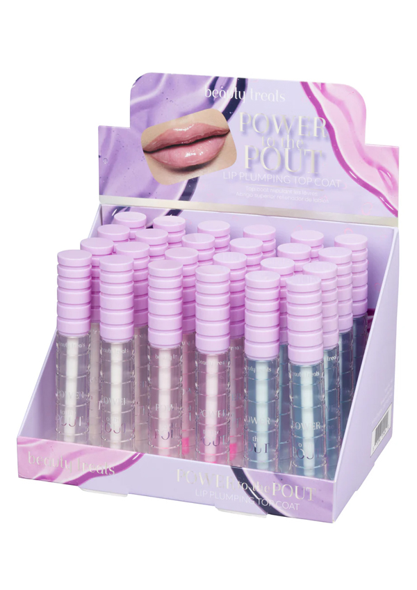 Beauty Treats Lip Plumping Top Coat (24 pc/ds) #124