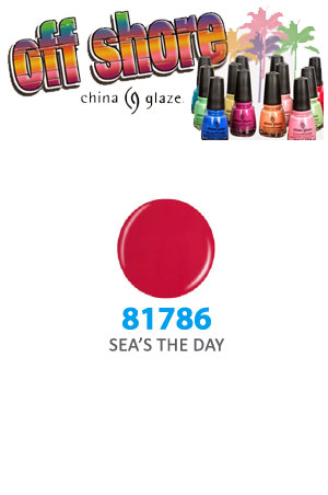 China Glaze #Sea's The Day [1304 / 81786] "Off Shore" disc