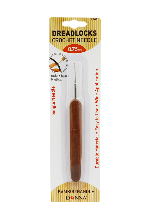 Donna 1-Hock Bamboo Dreadlocks Needle (0.75 mm) #8421 -dz