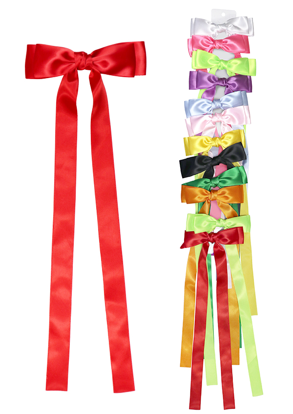 Magic Gold Hair Ribbon w/Clip (Assorted/12 pc/dz) #MG97654 -dz