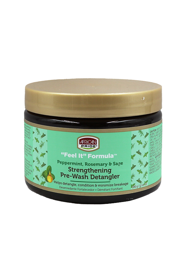 African Pride Peppermint, Rosemary & Sage Strengthening Pre-Wash Detangler (12 oz) #107