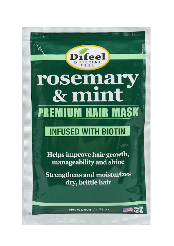 Difeel Rosemary & Mint Premium Hair Mask (1.75 oz/12 pc) #245