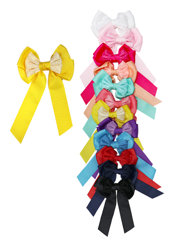 Eden Bow Hair Accessory - Assorted #65903A -dz