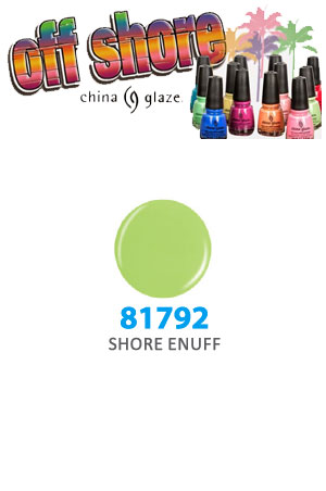 China Glaze #Shore Enuff [1310 / 81792] "Off Shore"