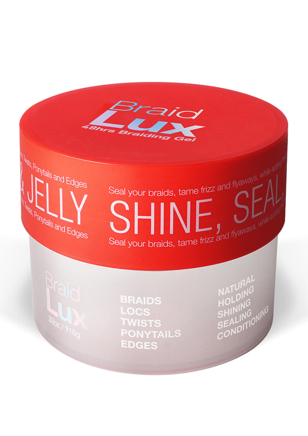 Edge Lux Tamer 48hr Braiding Gel_ Red (910 g) #123