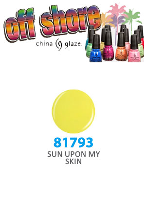 China Glaze #Sun Upon My Skin [1311 / 81793] "Off Shore"