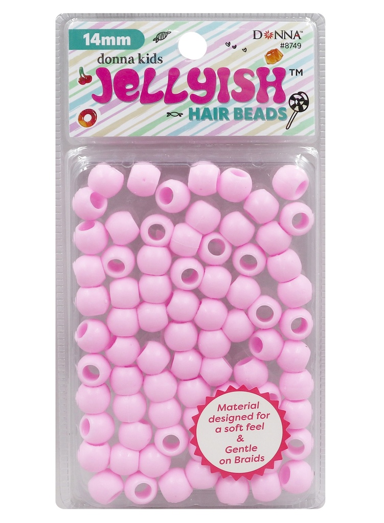 Donna Kids 14mm Jellyish Beads #8749GP Pink -pc