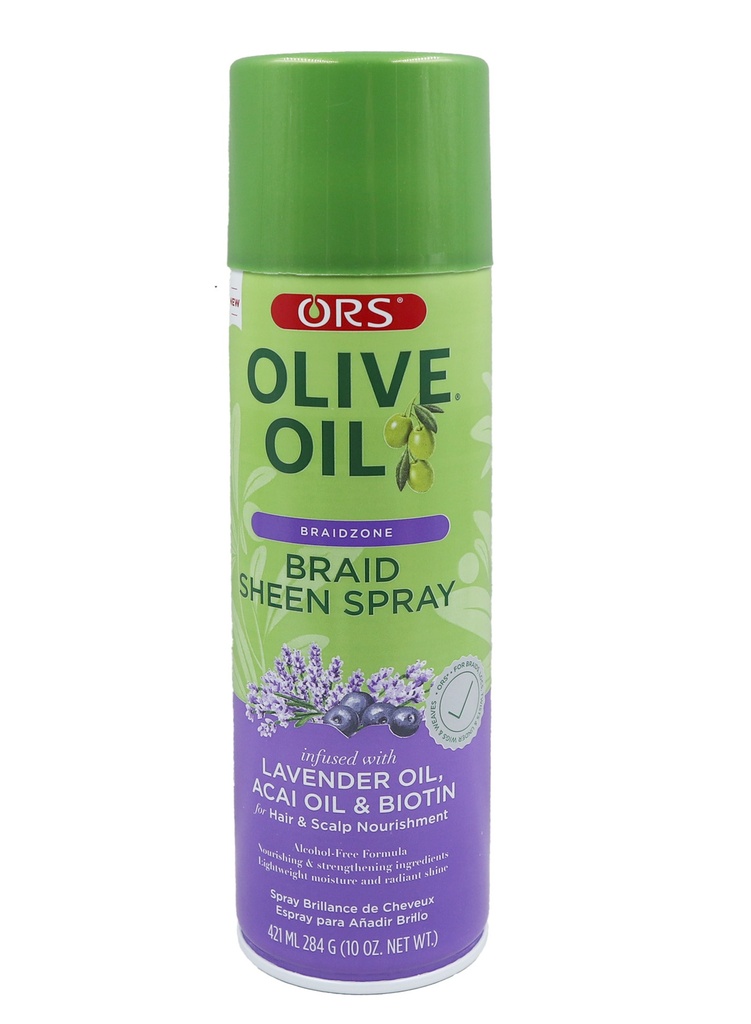 Organic Root Olive Oil Braid Sheen Spray / Lavender(10oz)#211