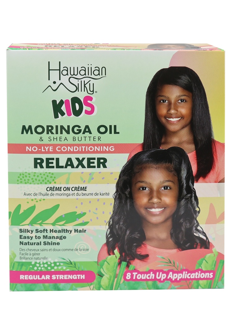 Hawaiian Silky KIDS Moringa Oil Relaxer -8 Touch Up Applications #115