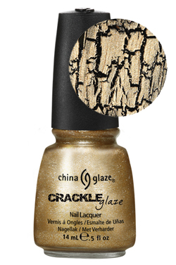 China Glaze #Tarnished Gold [1042 / 80761] 'CRACKLE'