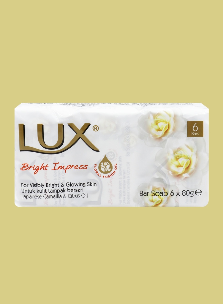 LUX Bright Impress -Bar Soap (80 g/6 pc)-pk #1