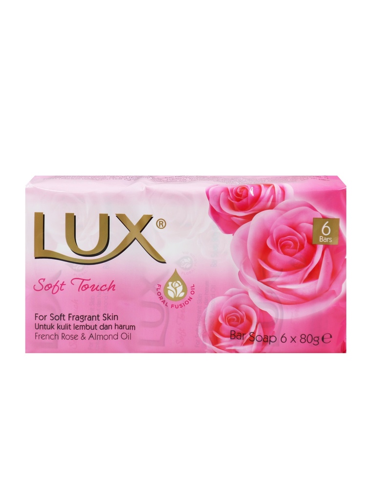 LUX Soft Touch -Bar Soap (80 g/6 pc)-pk #3