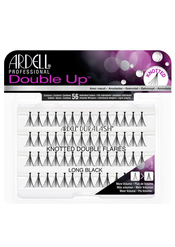 Ardell Double Up Eyelashes #Knotted Long Black